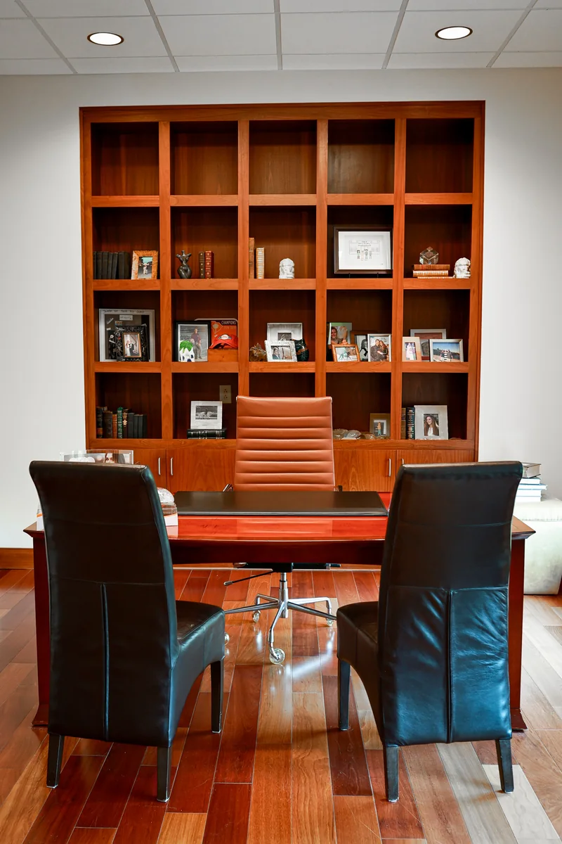 A consultation room at Carlin Plastic Surgery