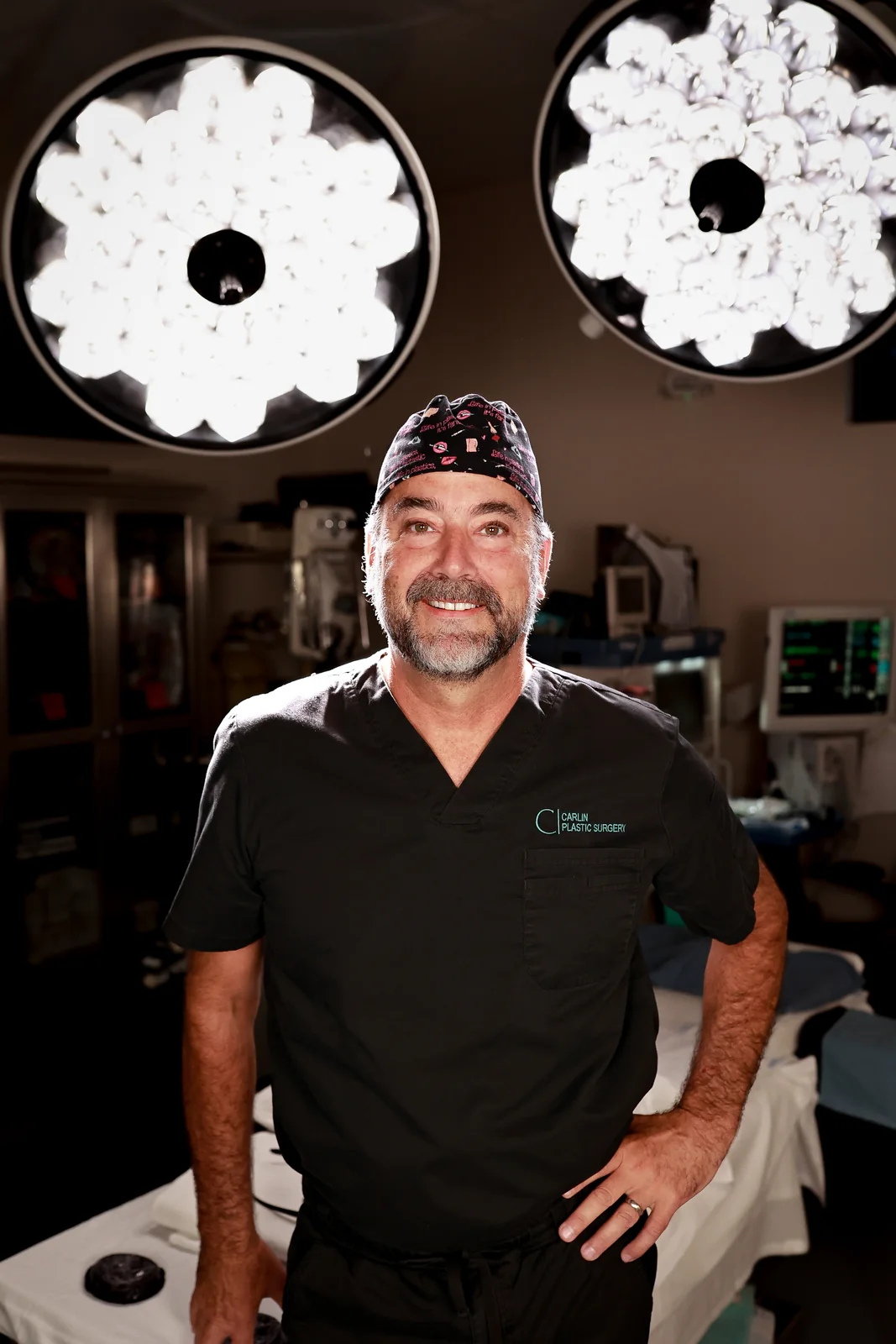 Dr. C. Brett Carlin in the operating room