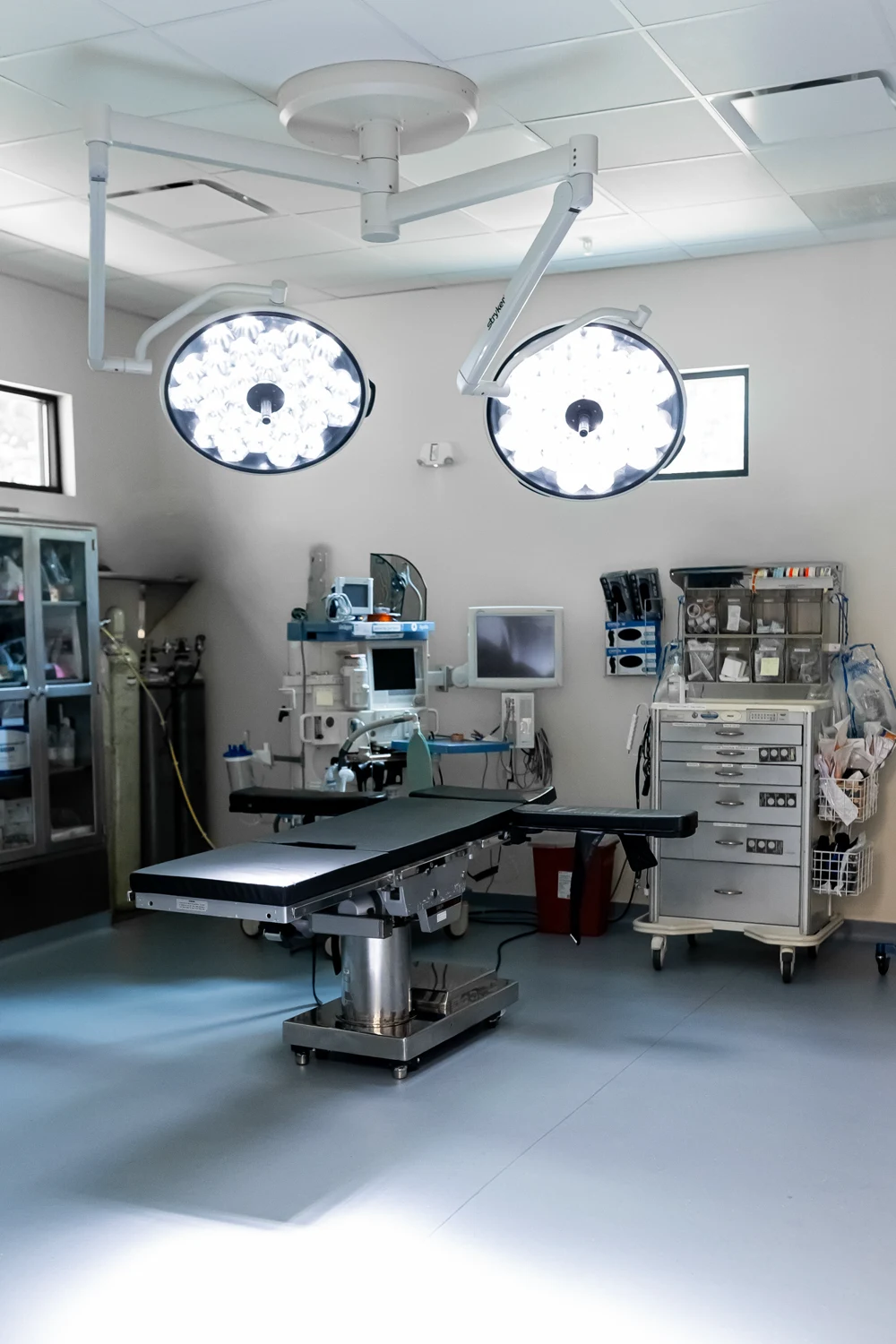 The operating room at Carlin Plastic Surgery